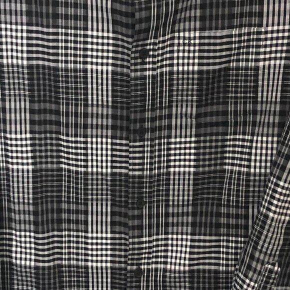 CALVIN KLEIN Button Down Plaid Shirt - Picture 5 of 7